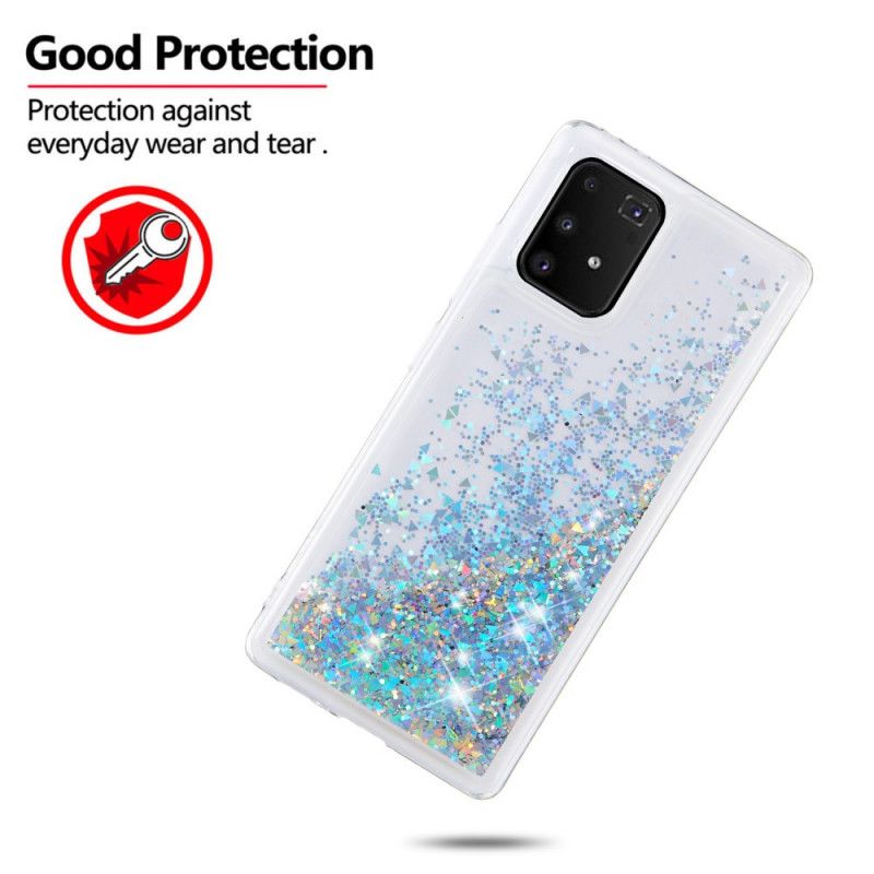 Cover Samsung Galaxy S10 Lite Sølv Lystglitter