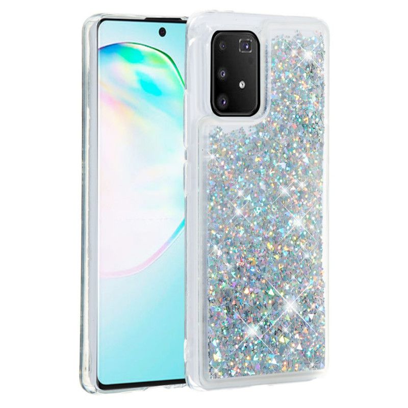 Cover Samsung Galaxy S10 Lite Sølv Lystglitter