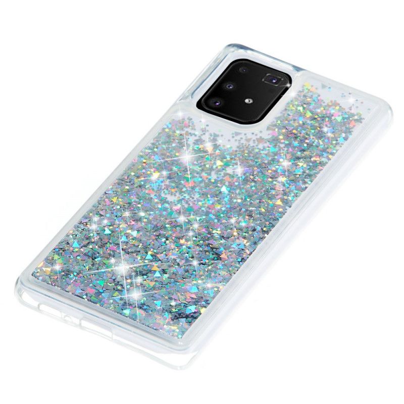 Cover Samsung Galaxy S10 Lite Sølv Lystglitter