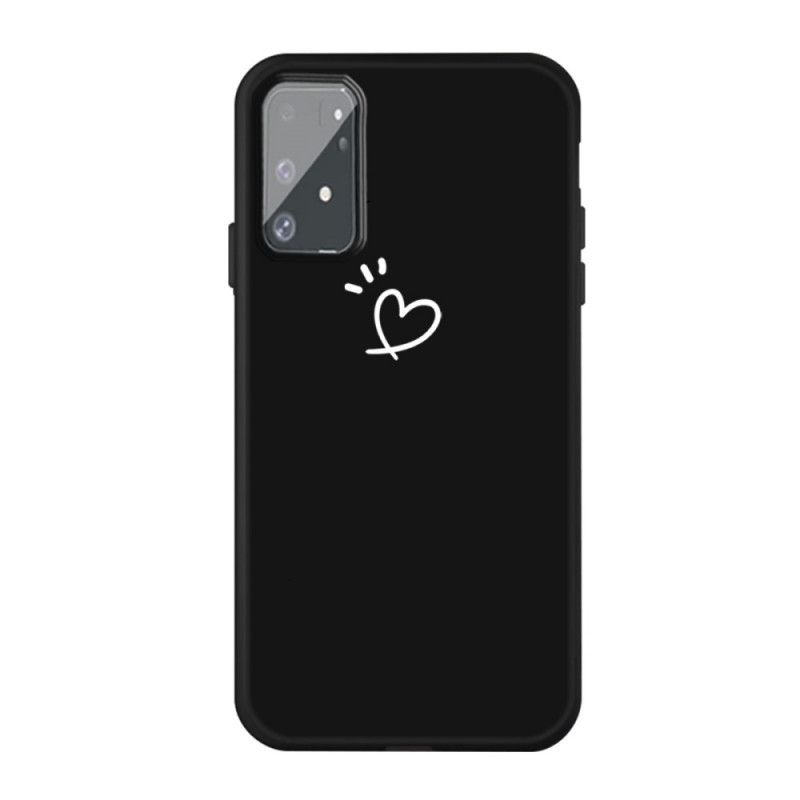 Cover Samsung Galaxy S10 Lite Sort Bankende Hjertesilikone