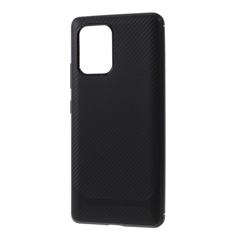 Cover Samsung Galaxy S10 Lite Sort Enkelt Kulfiber Original