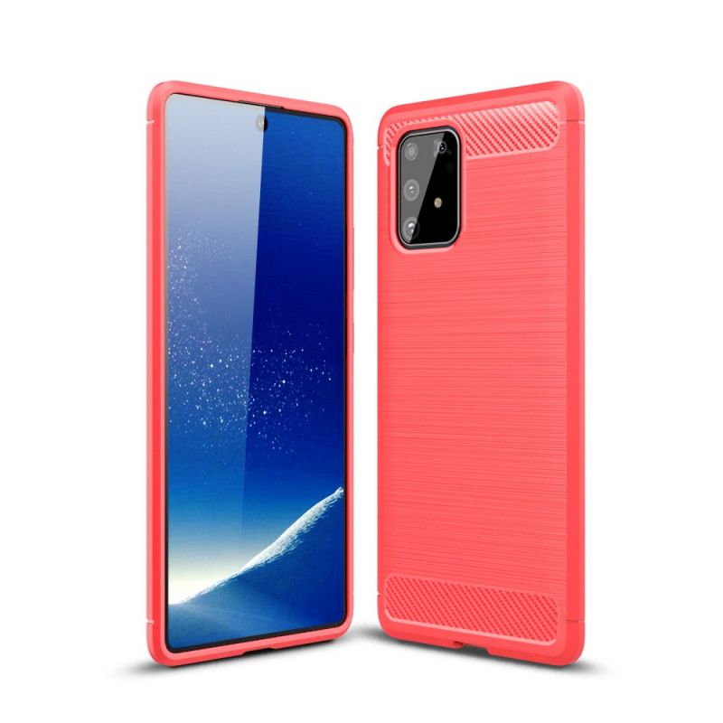 Cover Samsung Galaxy S10 Lite Sort Mobilcover Børstet Kulfiber