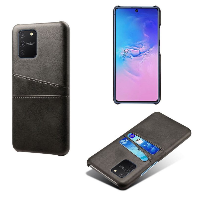 Cover Samsung Galaxy S10 Lite Sort Mobilcover Kortholder