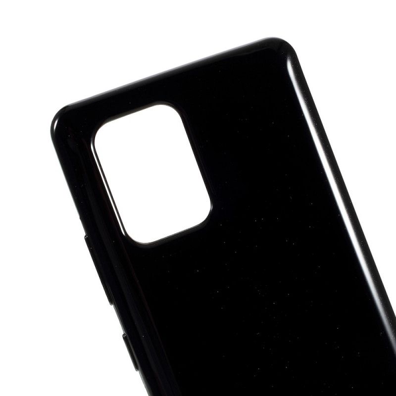 Cover Samsung Galaxy S10 Lite Sort Prangende Kviksølvmetaleffekt