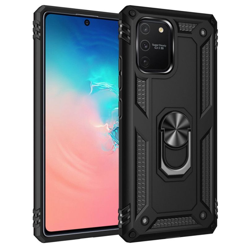 Cover Samsung Galaxy S10 Lite Sort Premium Ring Beskyttelse