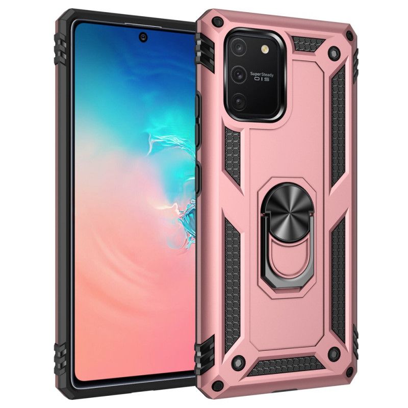 Cover Samsung Galaxy S10 Lite Sort Premium Ring Beskyttelse