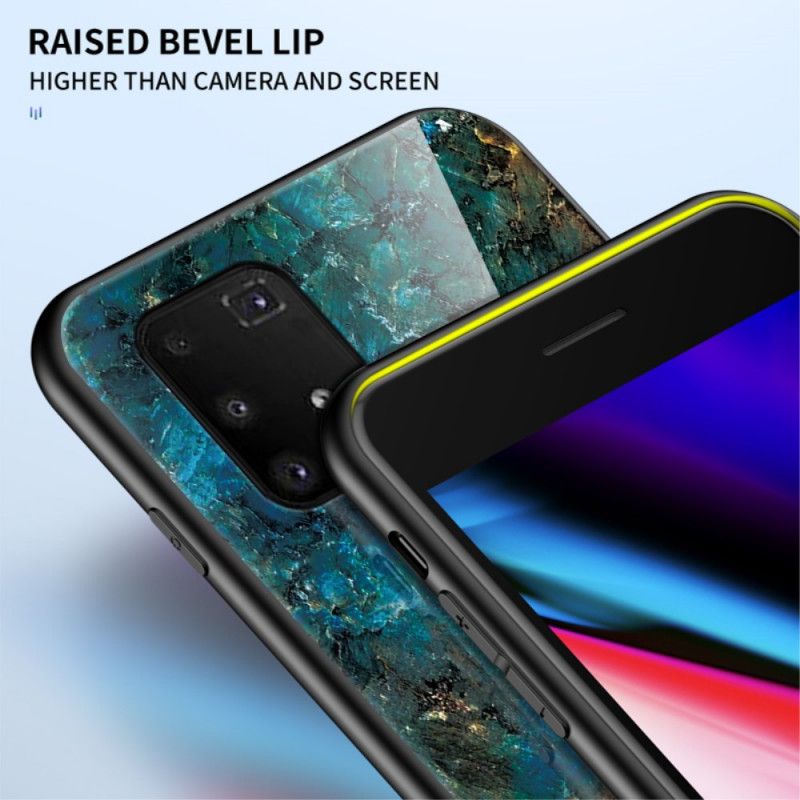 Cover Samsung Galaxy S10 Lite Sort Premiumfarver Hærdet Glas