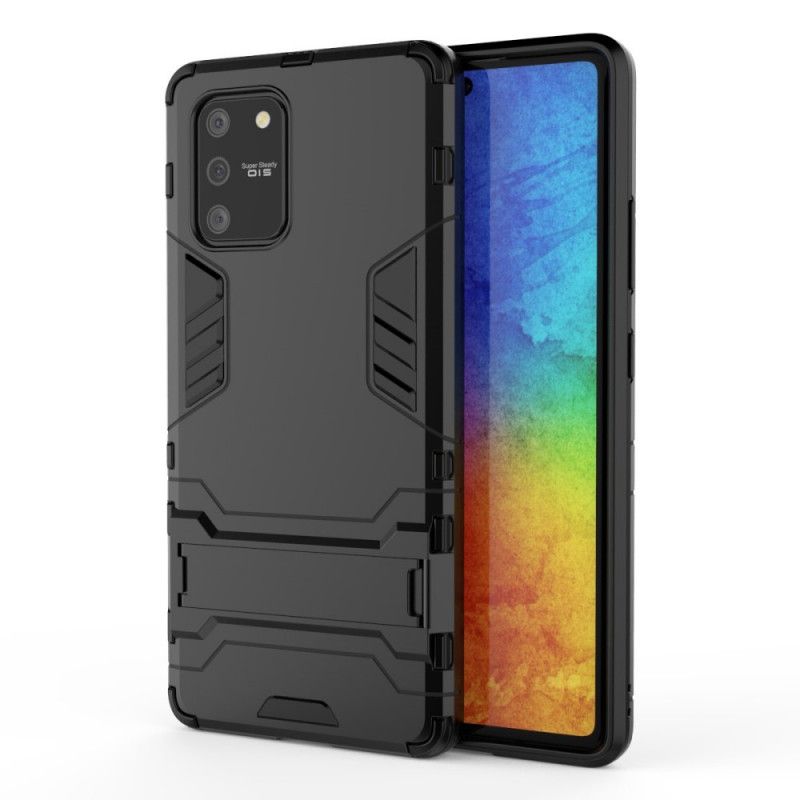 Cover Samsung Galaxy S10 Lite Sort Stærk Tunge Beskyttelse