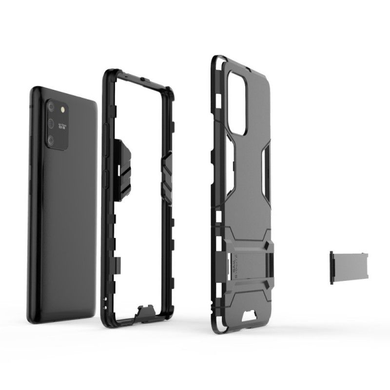 Cover Samsung Galaxy S10 Lite Sort Stærk Tunge Beskyttelse