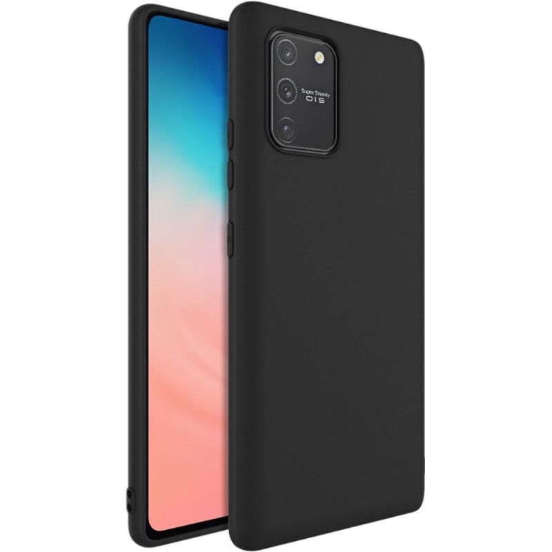 Cover Samsung Galaxy S10 Lite Sort Uc-1-Serie Silikone Måtter Imak Beskyttelse