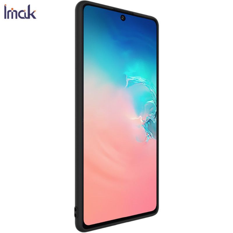 Cover Samsung Galaxy S10 Lite Sort Uc-1-Serie Silikone Måtter Imak Beskyttelse