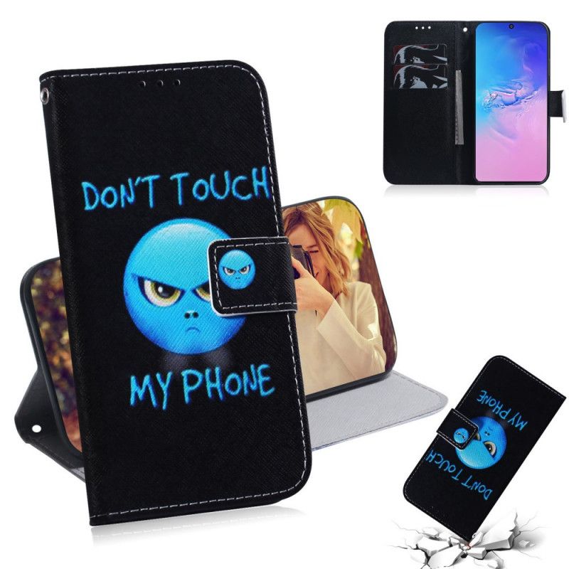 Flip Cover Læder for Samsung Galaxy S10 Lite Emoji-Telefon