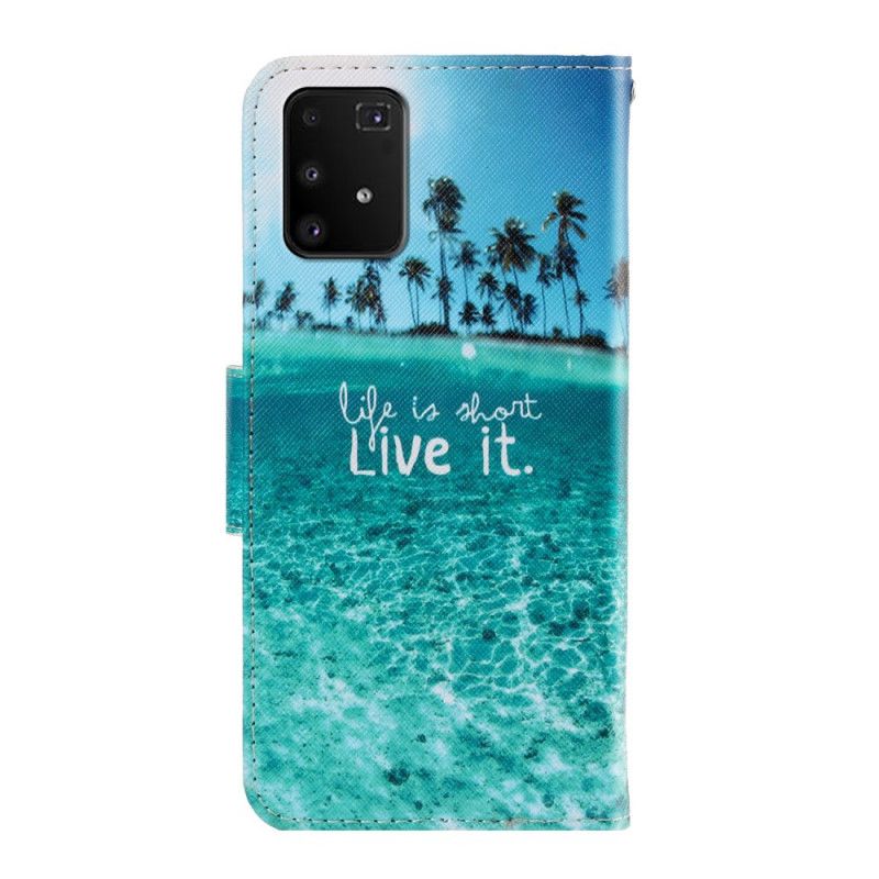 Flip Cover Læder for Samsung Galaxy S10 Lite Live It Thong