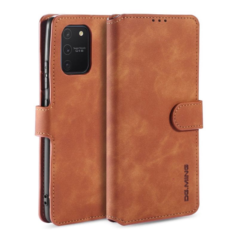 Flip Cover Læder for Samsung Galaxy S10 Lite Sort Retro Dg.Ming