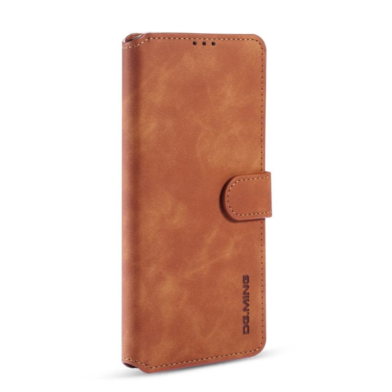 Flip Cover Læder for Samsung Galaxy S10 Lite Sort Retro Dg.Ming