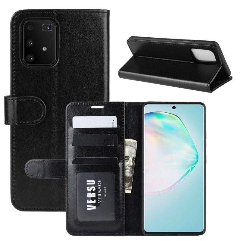 Flip Cover Læder for Samsung Galaxy S10 Lite Sort Ultra Kunstlæder