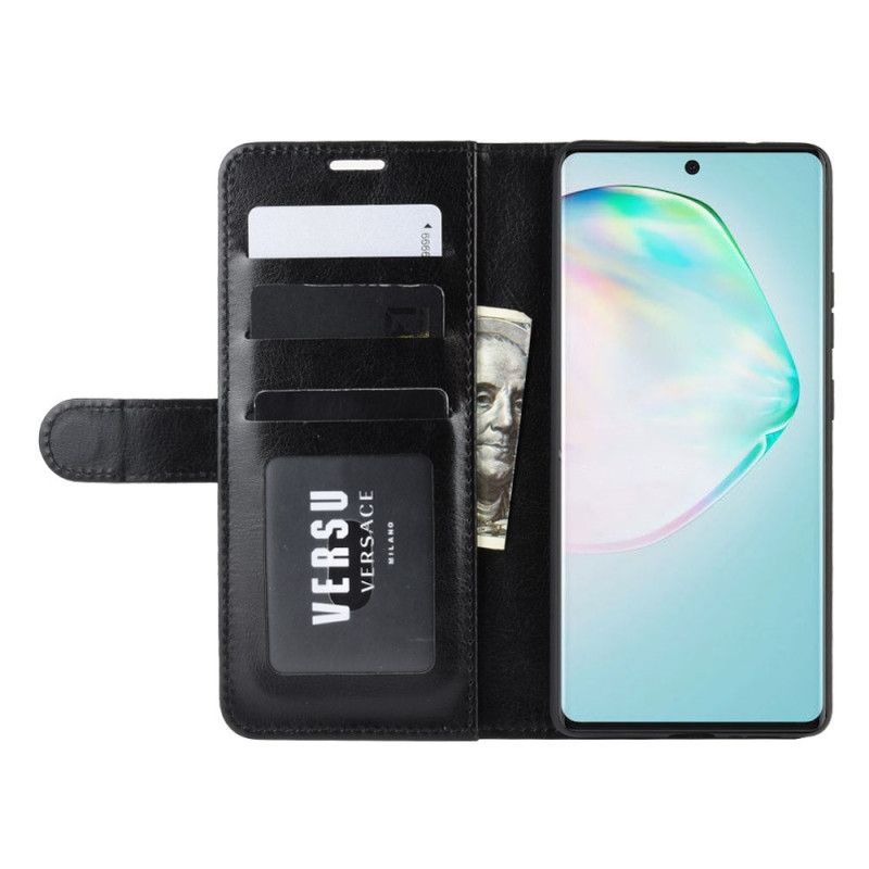 Flip Cover Læder for Samsung Galaxy S10 Lite Sort Ultra Kunstlæder