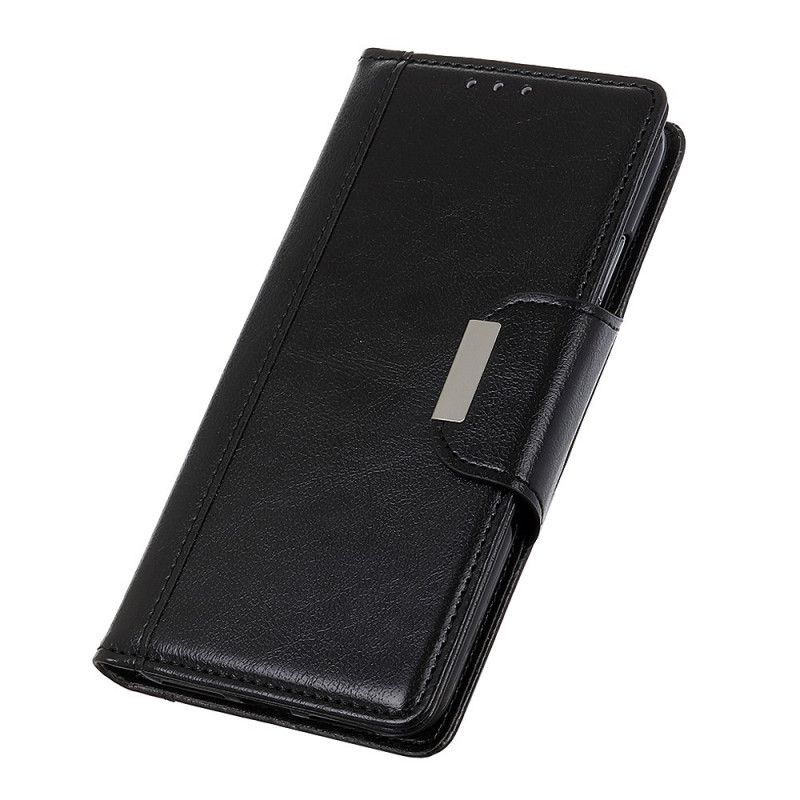 Flip Cover Læder Samsung Galaxy S10 Lite Sort Kunstlæder Elegance Lukning