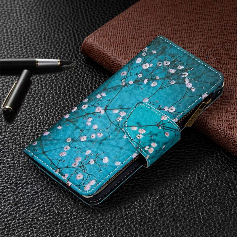 Flip Cover Samsung Galaxy S10 Lite Hvid Lynlåset Trælomme