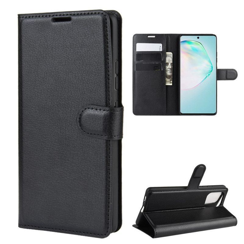 Flip Cover Samsung Galaxy S10 Lite Sort Klassisk