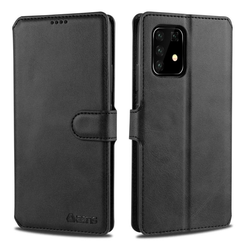 Flip Cover Samsung Galaxy S10 Lite Sort Mobilcover Retro Azns