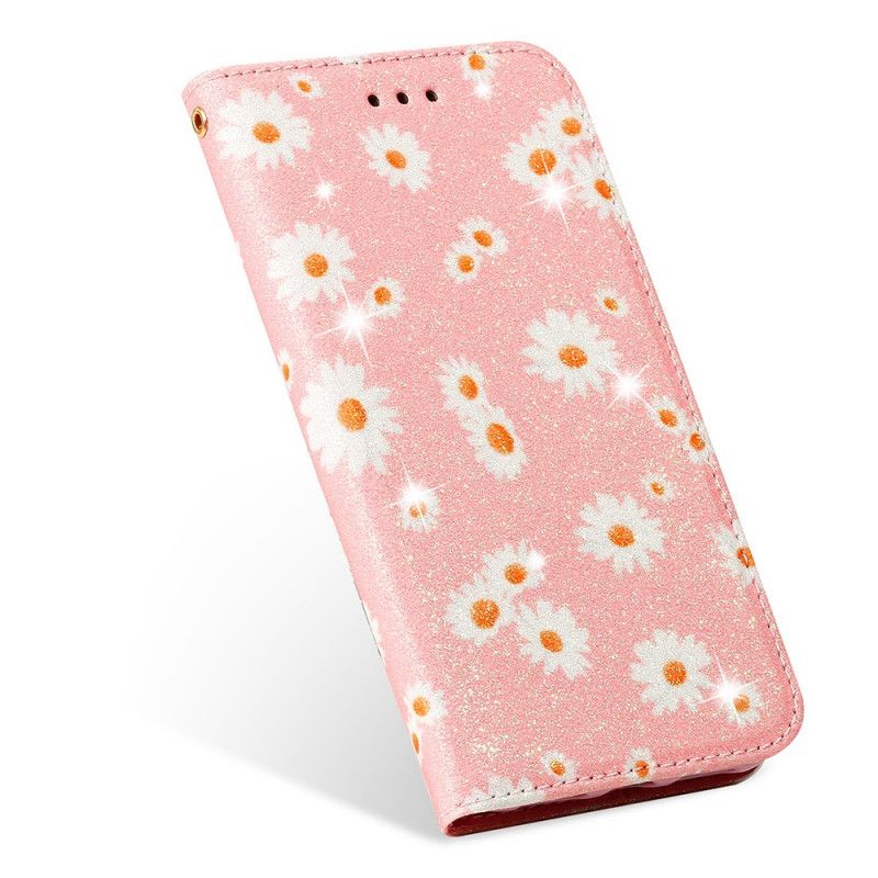 Læder Cover Samsung Galaxy S10 Lite Orange Tusindfryd Imiteret Læder