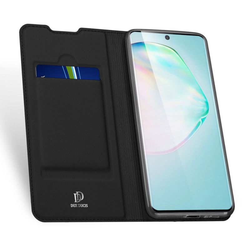 Læder Cover Samsung Galaxy S10 Lite Sort Pro Dux Ducis Hud