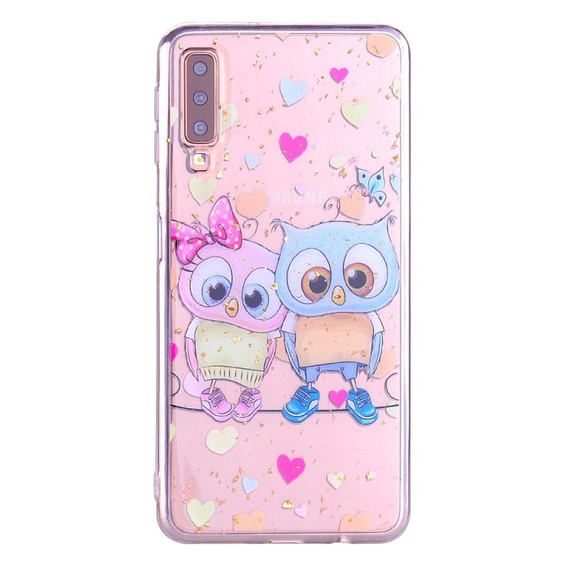 Cover for Samsung Galaxy A70 Kærlighed Og Glitter