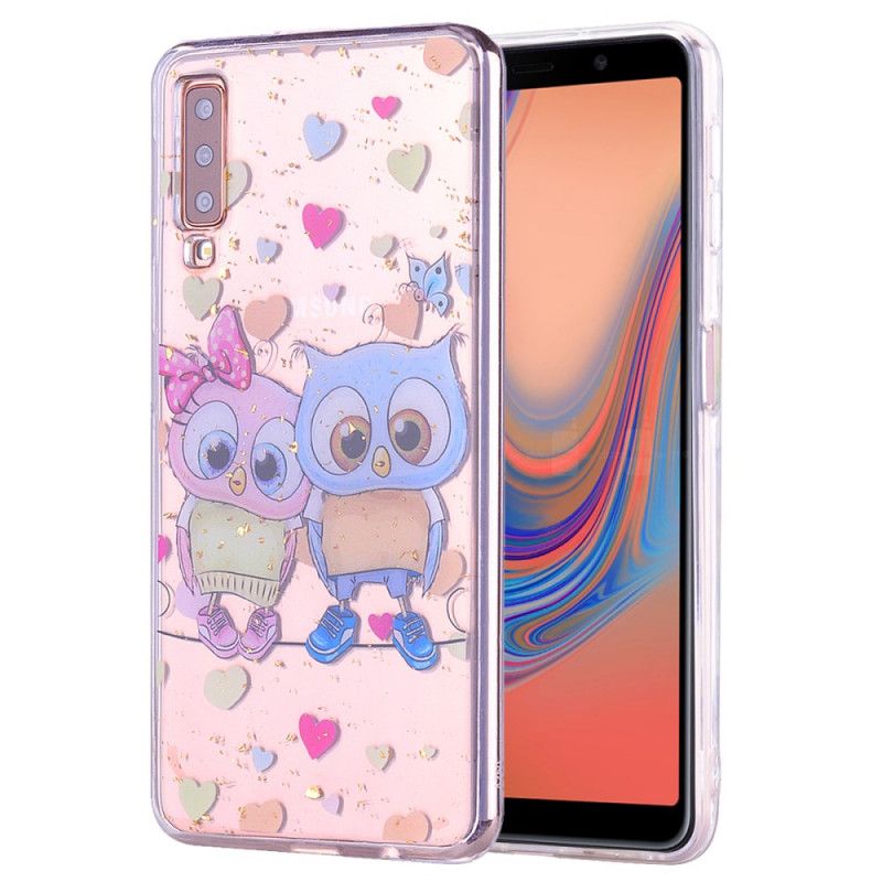 Cover for Samsung Galaxy A70 Kærlighed Og Glitter