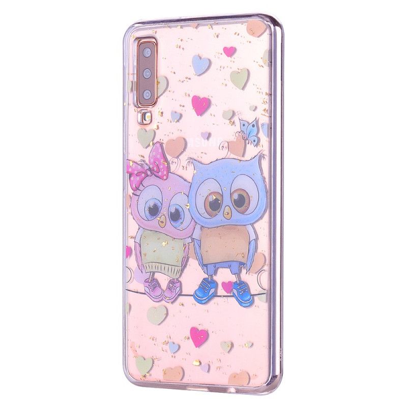 Cover for Samsung Galaxy A70 Kærlighed Og Glitter