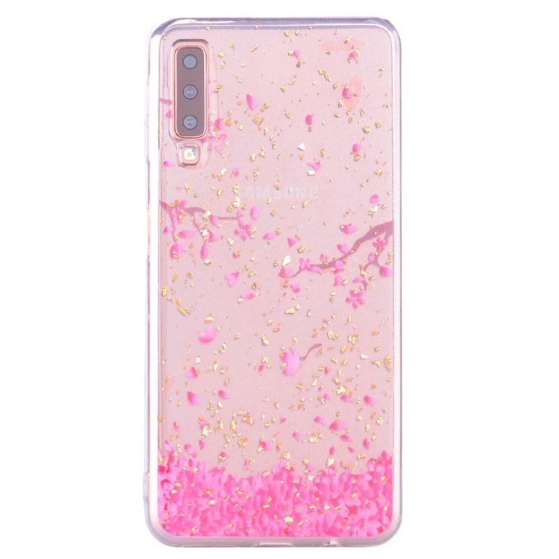 Cover for Samsung Galaxy A70 Kronblade Og Glitter