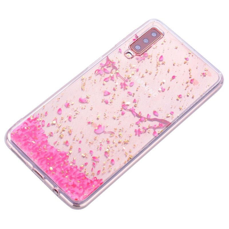 Cover for Samsung Galaxy A70 Kronblade Og Glitter