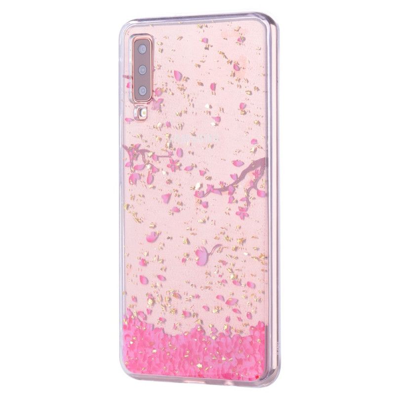 Cover for Samsung Galaxy A70 Kronblade Og Glitter