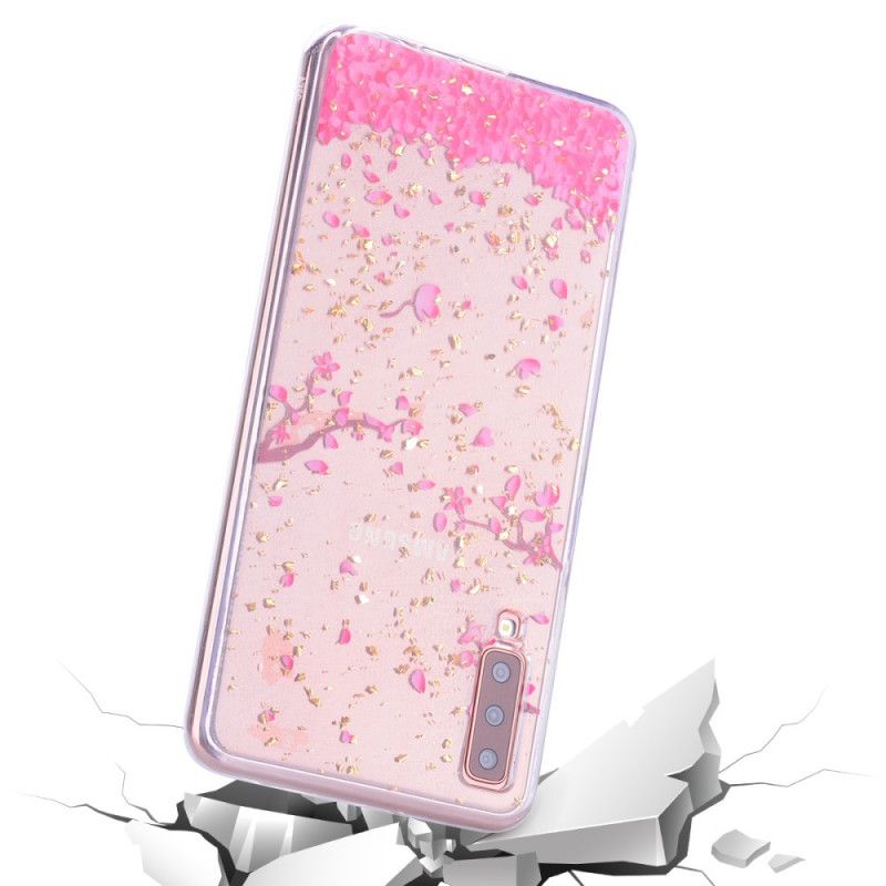 Cover for Samsung Galaxy A70 Kronblade Og Glitter