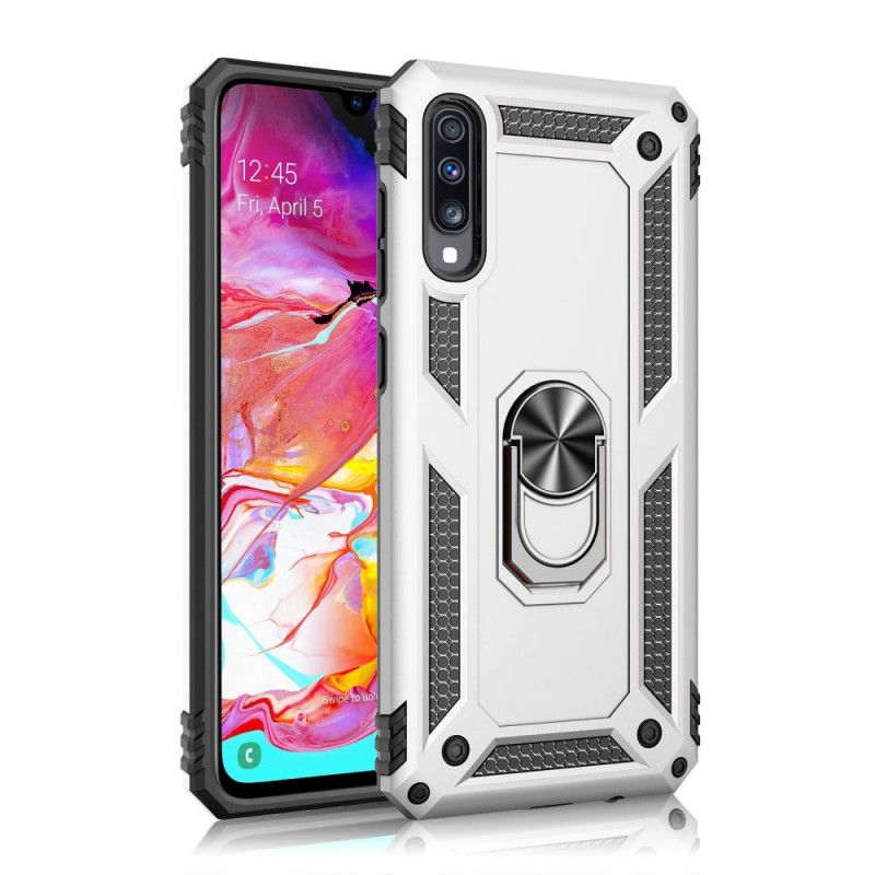 Cover for Samsung Galaxy A70 Sort Premium Ring