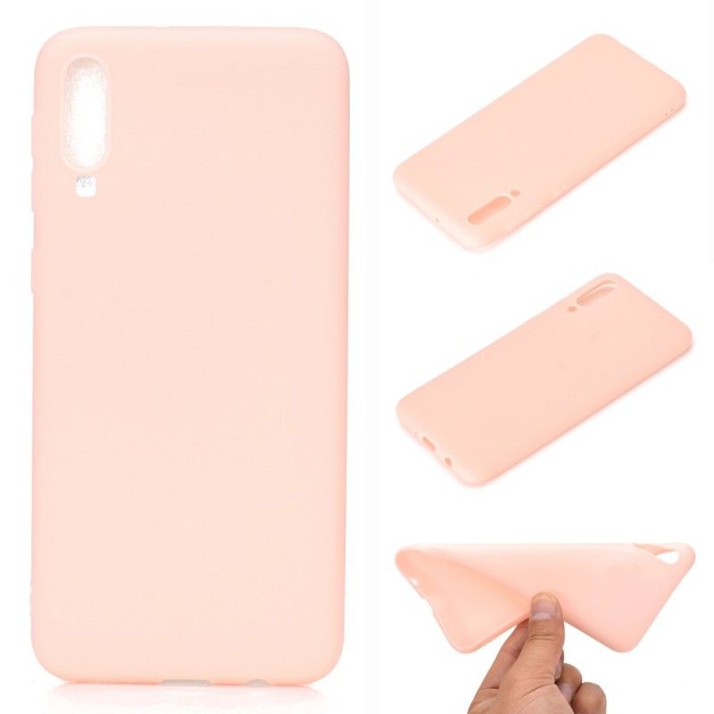 Cover for Samsung Galaxy A70 Sort Silikone