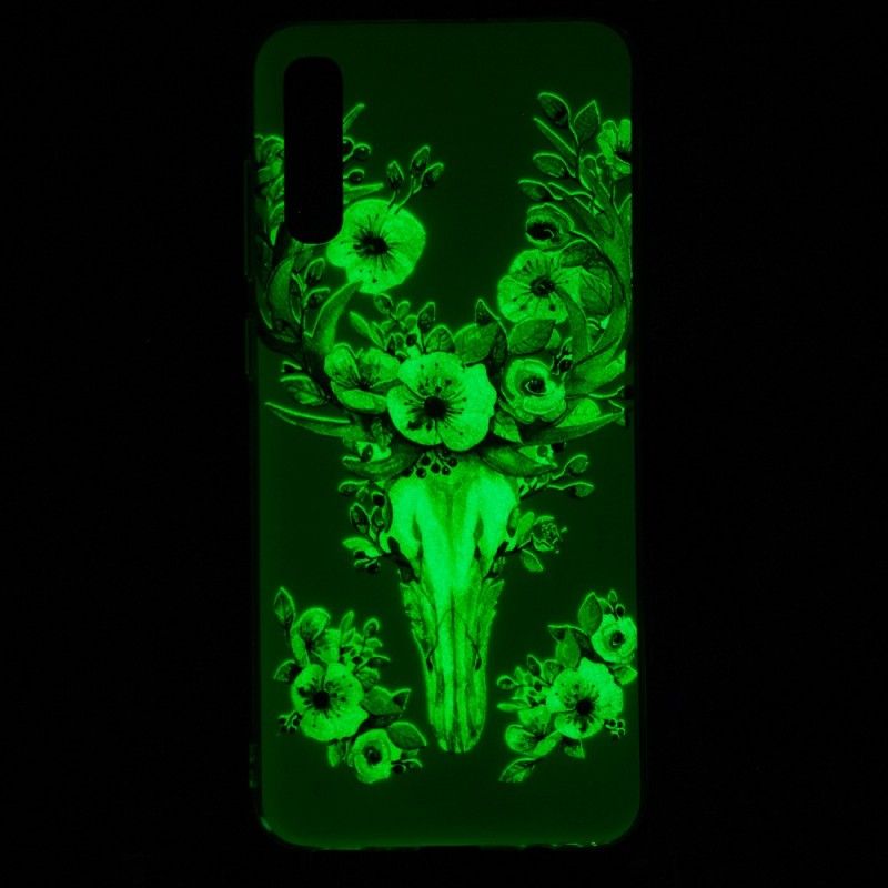 Cover Samsung Galaxy A70 Fluorescerende Blomstret Elg