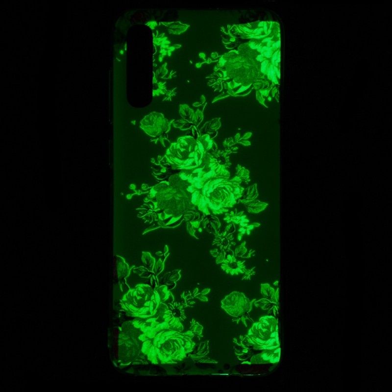 Cover Samsung Galaxy A70 Fluorescerende Frihedsblomster Original