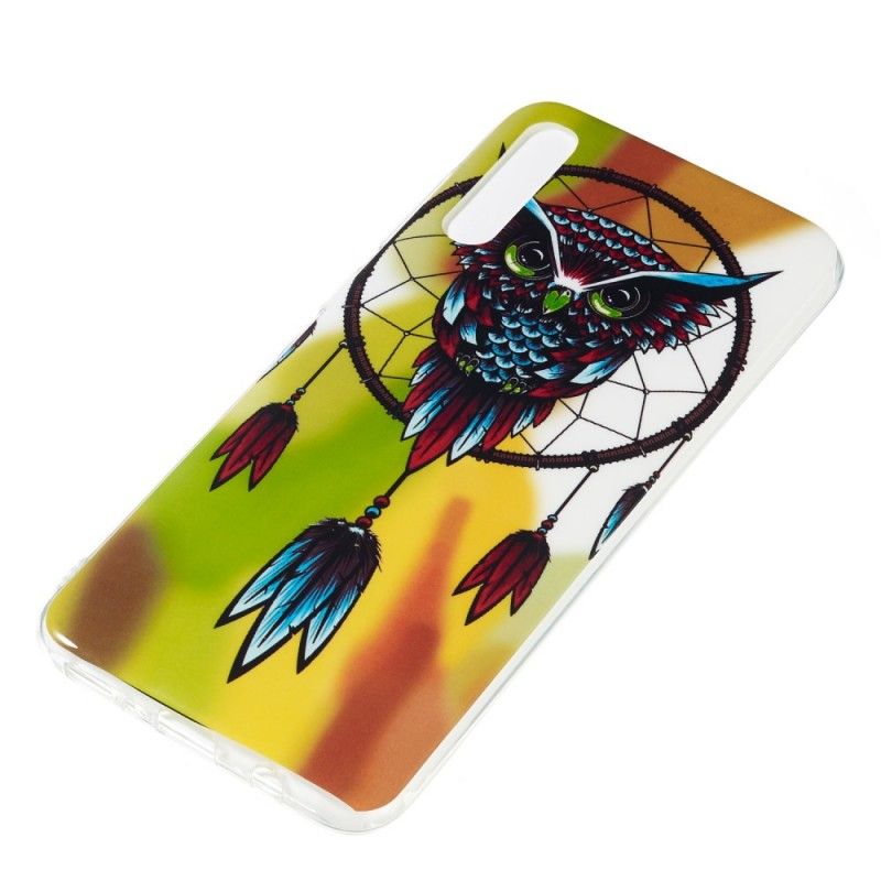 Cover Samsung Galaxy A70 Fluorescerende Ugle Drømmefanger