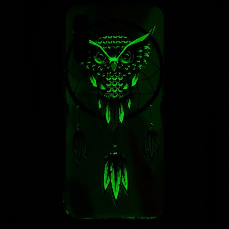 Cover Samsung Galaxy A70 Fluorescerende Ugle Drømmefanger