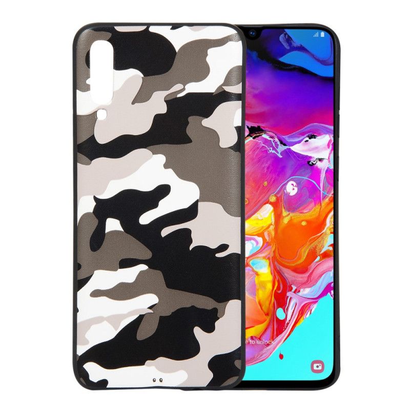 Cover Samsung Galaxy A70 Grøn Camouflage