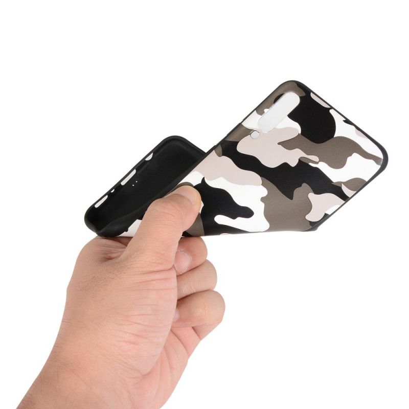 Cover Samsung Galaxy A70 Grøn Camouflage