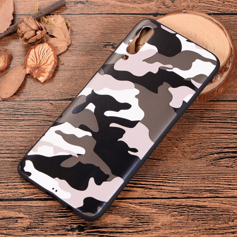 Cover Samsung Galaxy A70 Grøn Camouflage