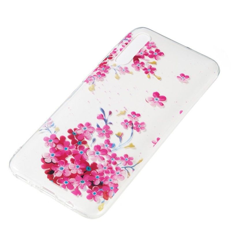 Cover Samsung Galaxy A70 Lille Lyserød Have