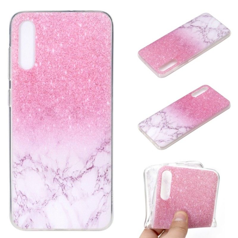 Cover Samsung Galaxy A70 Nedbrudt Marmor