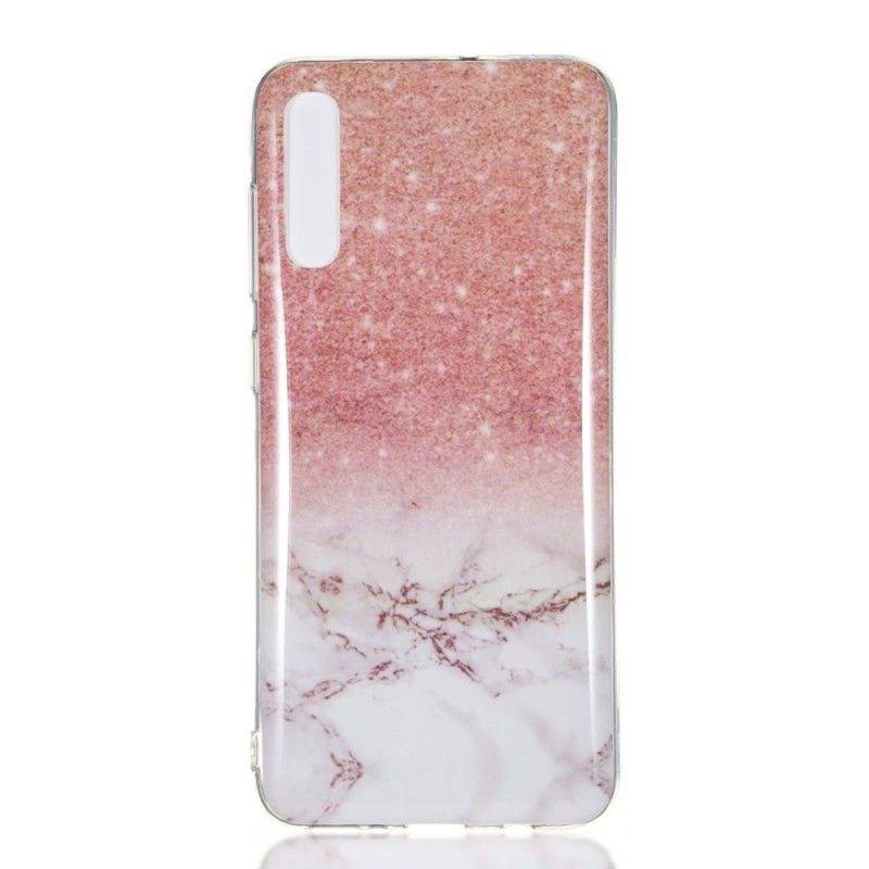 Cover Samsung Galaxy A70 Sort Glitter Af Marmor