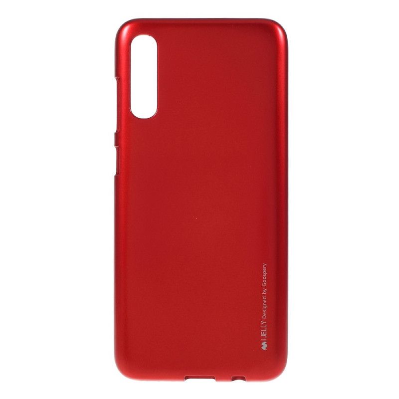 Cover Samsung Galaxy A70 Sort Metaleffekt I Gelé Kviksølvstik Original