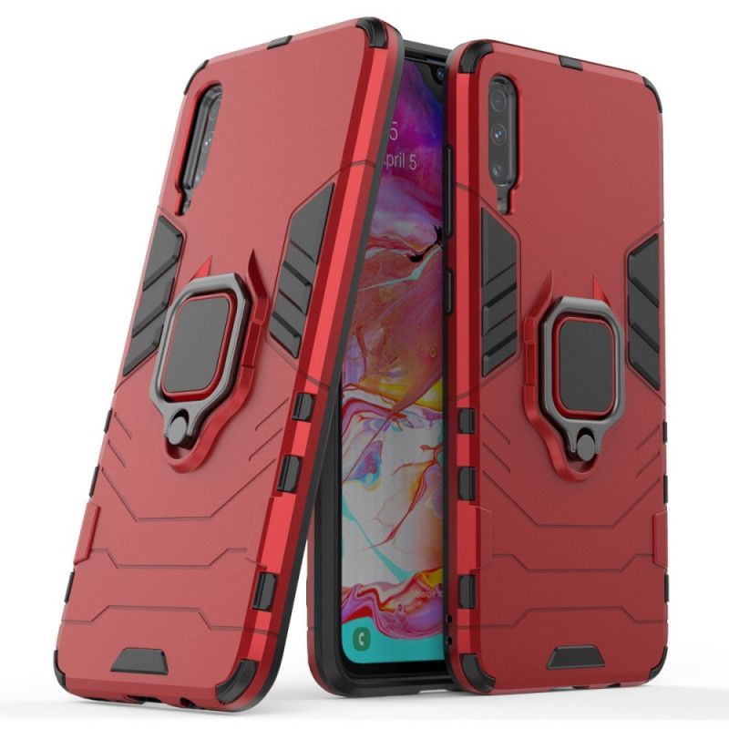 Cover Samsung Galaxy A70 Sort Resistent Ring