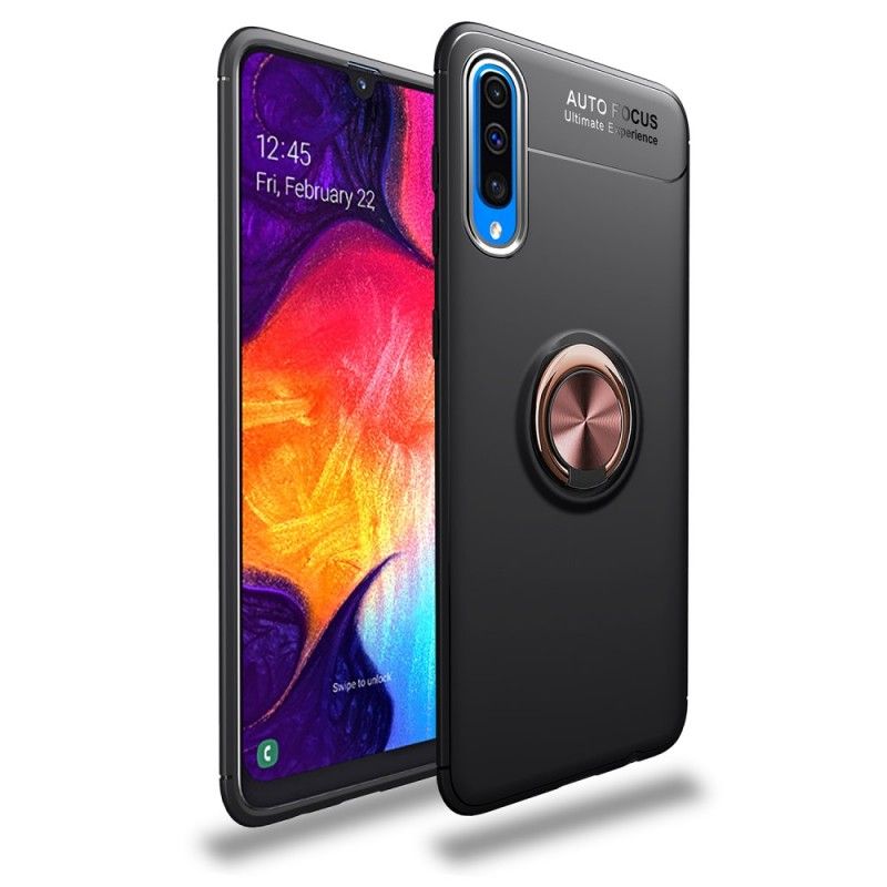 Cover Samsung Galaxy A70 Sort Roterende Ring