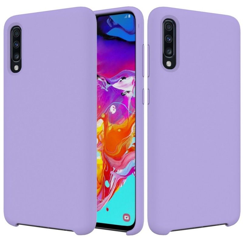 Cover Samsung Galaxy A70 Sort Silikone Væske